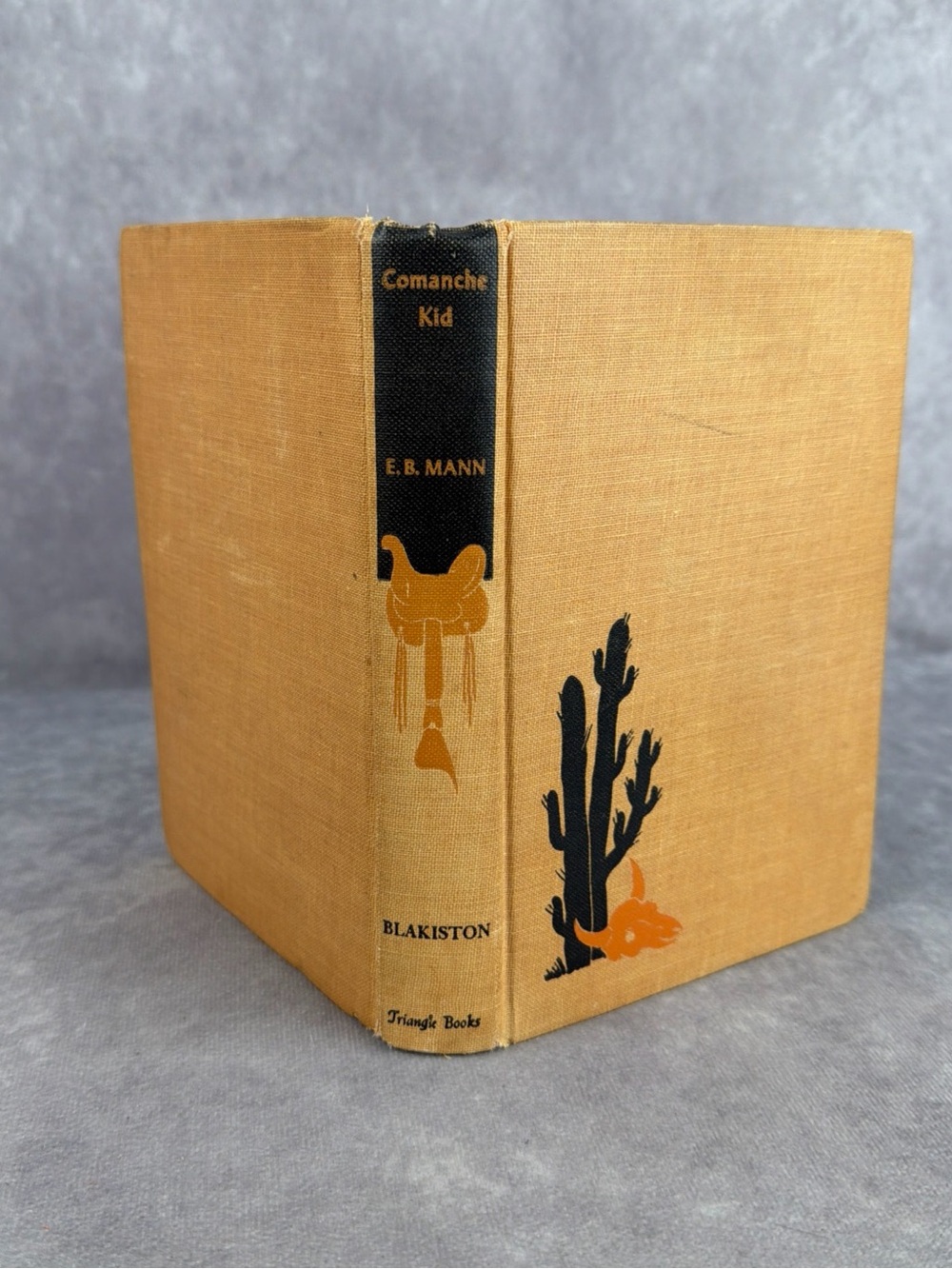 VTG 1944 Comanche Kid E B Mann Triangle Books HC Western Adventure Novel